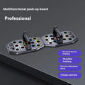 Home multifunctional push up training board with ABS construction and multiple hand positions for different exercises