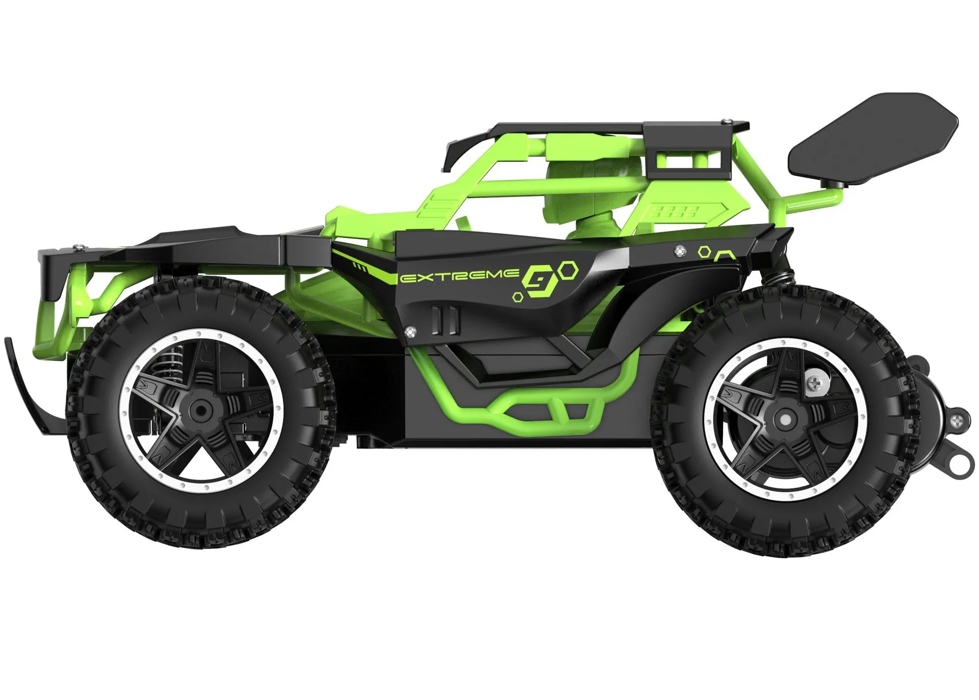 24G high-speed drift remote control off-road stunt car in red with ABS plastic body and dazzling lights