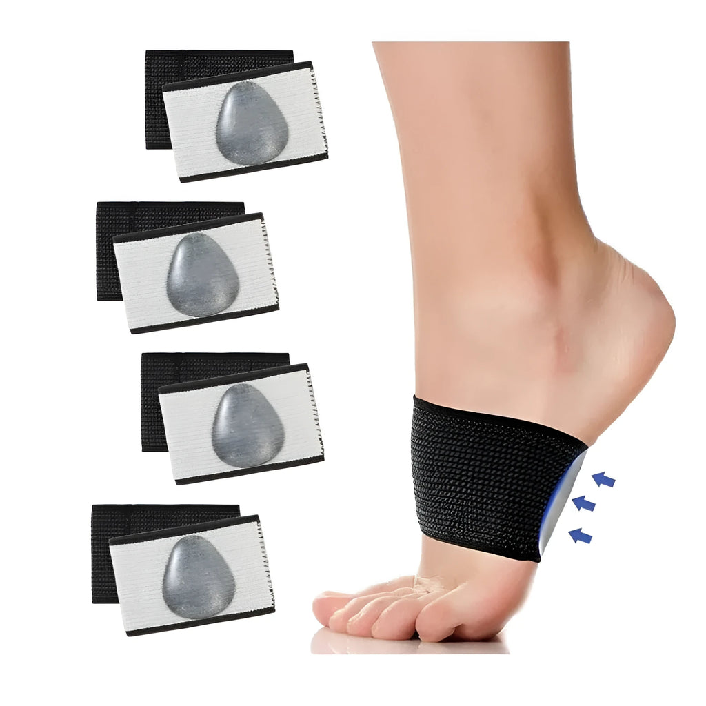 Elastic arch support foot bandage for flat feet in heart style and ordinary style options