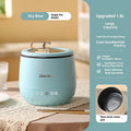 Mini 18L electric cooker, 350W, 1-2 litre capacity, beige, for dormitory use