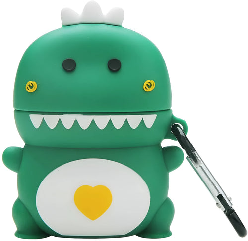 Silicone protective case for AirPods with cartoon animal and food theme designs