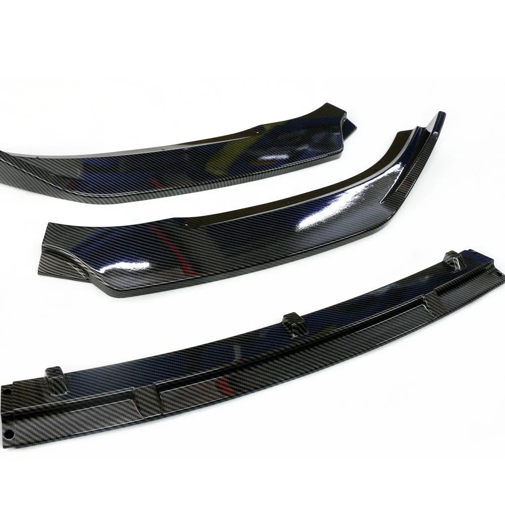 Volkswagen Unksera three-section front shovel tail retrofit kit in carbon braze pattern finish