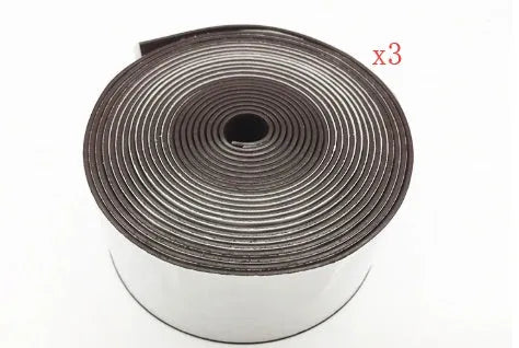 Flexible PVC wall corner protection tape in porcelain white, 3.8cm wide by 3.2m long