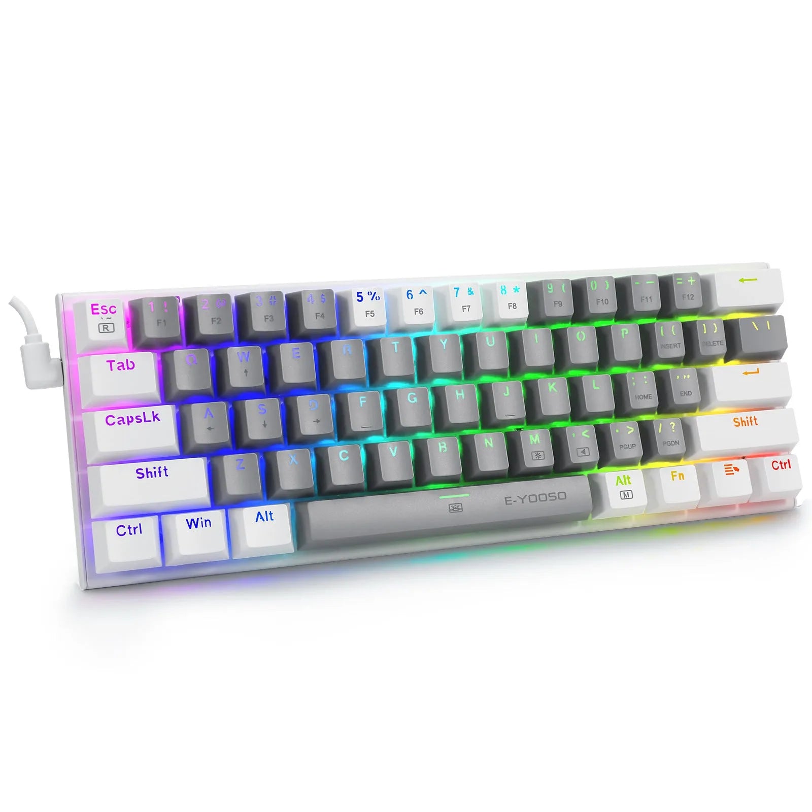 Z11 aluminium alloy mechanical keyboard key cap set showing multiple colourway options