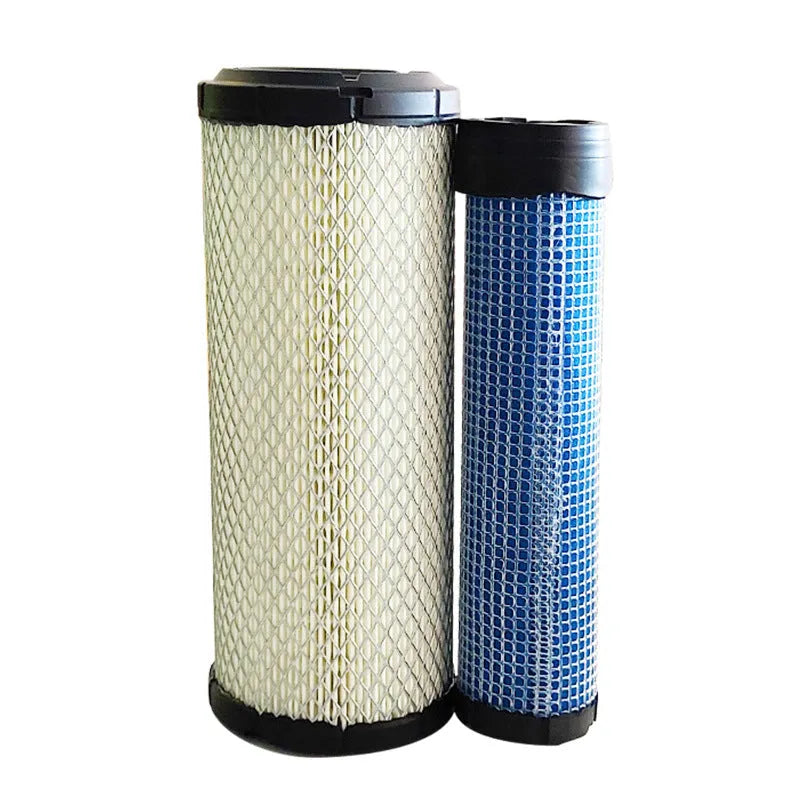 Donaldson industrial air filter model 1027 with large cylindrical design and folding filter element.