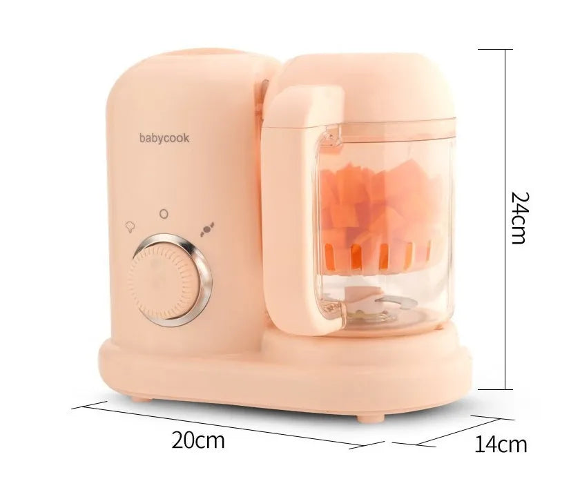 Green baby food processor with steamer and blender functions, 10-litre capacity