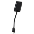 Black HD to HDMI adapter with 1.5 metre cable for connecting phones and tablets to TVs