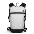 AZELA Grid Pattern Lightweight Hiking Backpack in black with breathable mesh back panel