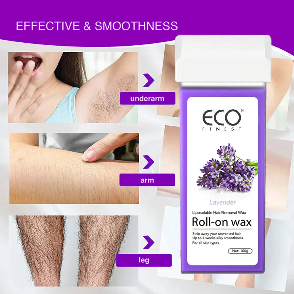 Lavender hair removal wax cream for whole body use on all skin types