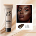Waterproof sweatproof BB cream bottle in 30ml size with four shade options 01 02 03 04