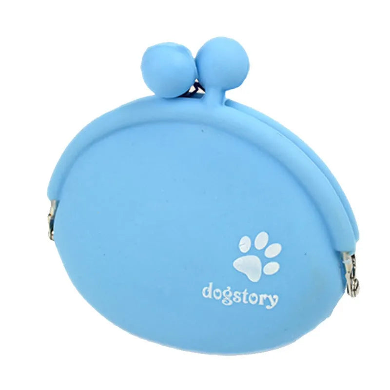 Silicone dog treat waist pouch in yellow with hook-loop fastening for training walks