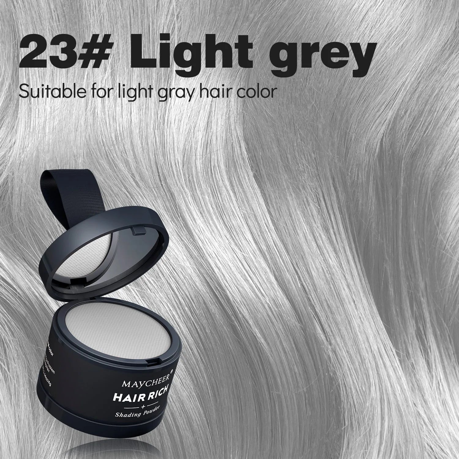 Hairline sculpting contour powder in plastic compact with dual-use brow and hairline fill, 4g net content