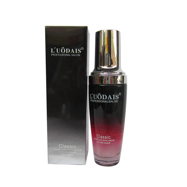 80ml argan oil hair serum in black bottle with heat protectant for dry damaged hair
