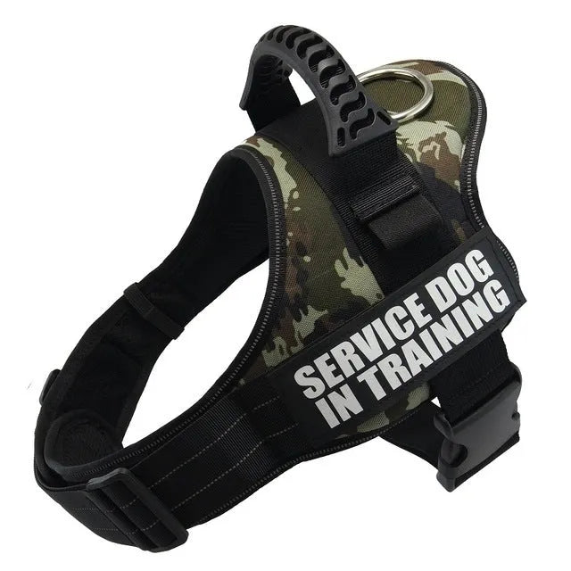 Personalised Custom Reflective Breathable Dog Harness No Pull Adjustable Pet Harness Vest for Small Large Dogs with Patch Nylon Chest Strap Many Sizes and Colours