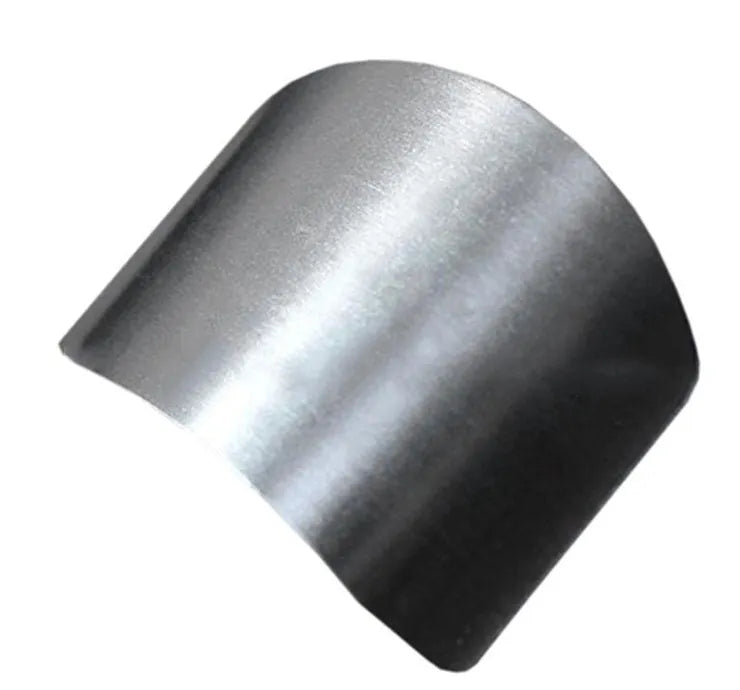 Stainless steel finger guard for cutting protection with single and double finger size options