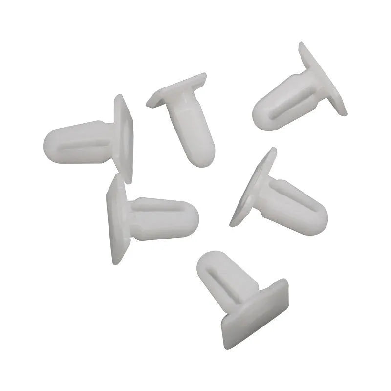 PA66 plastic automotive clips in D318 colour for interior trim fastening