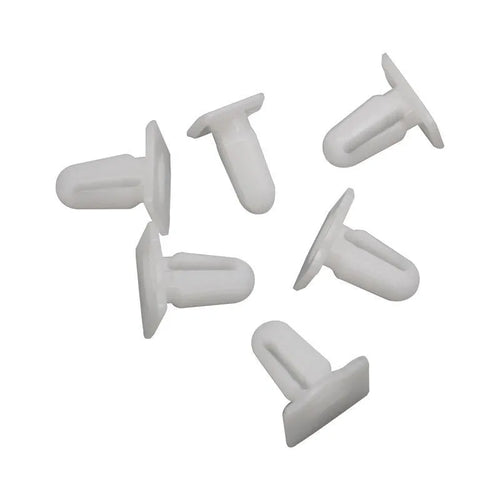 PA66 plastic automotive clips in D318 colour for interior trim fastening