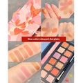Explorer twelve-colour animal theme eyeshadow palette with twelve pressed powder shades