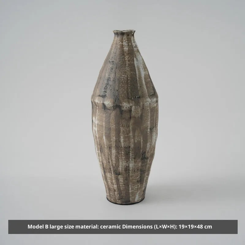Hand-painted New Chinese style white porcelain ceramic vase in multiple sizes for home decor