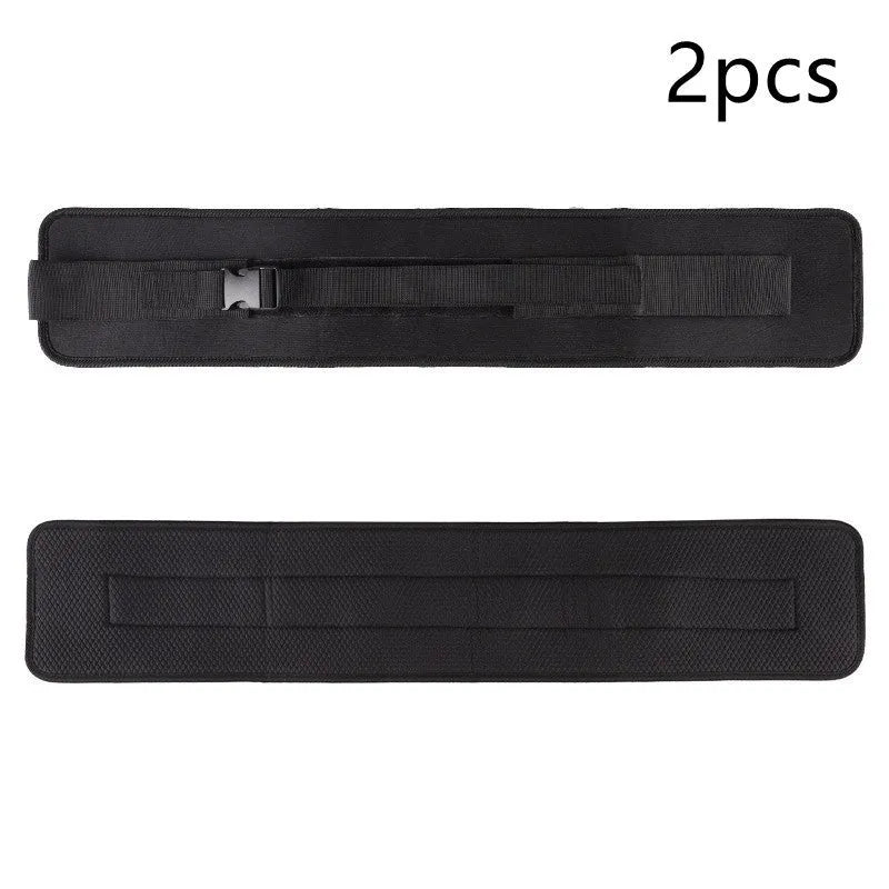 Black and pink free size fitness training belt for dumbbell barbell hip bridge exercises