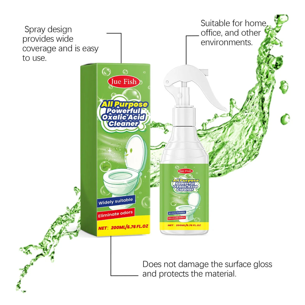 200ml multi-functional household grease cleaning spray bottle on a kitchen worktop.