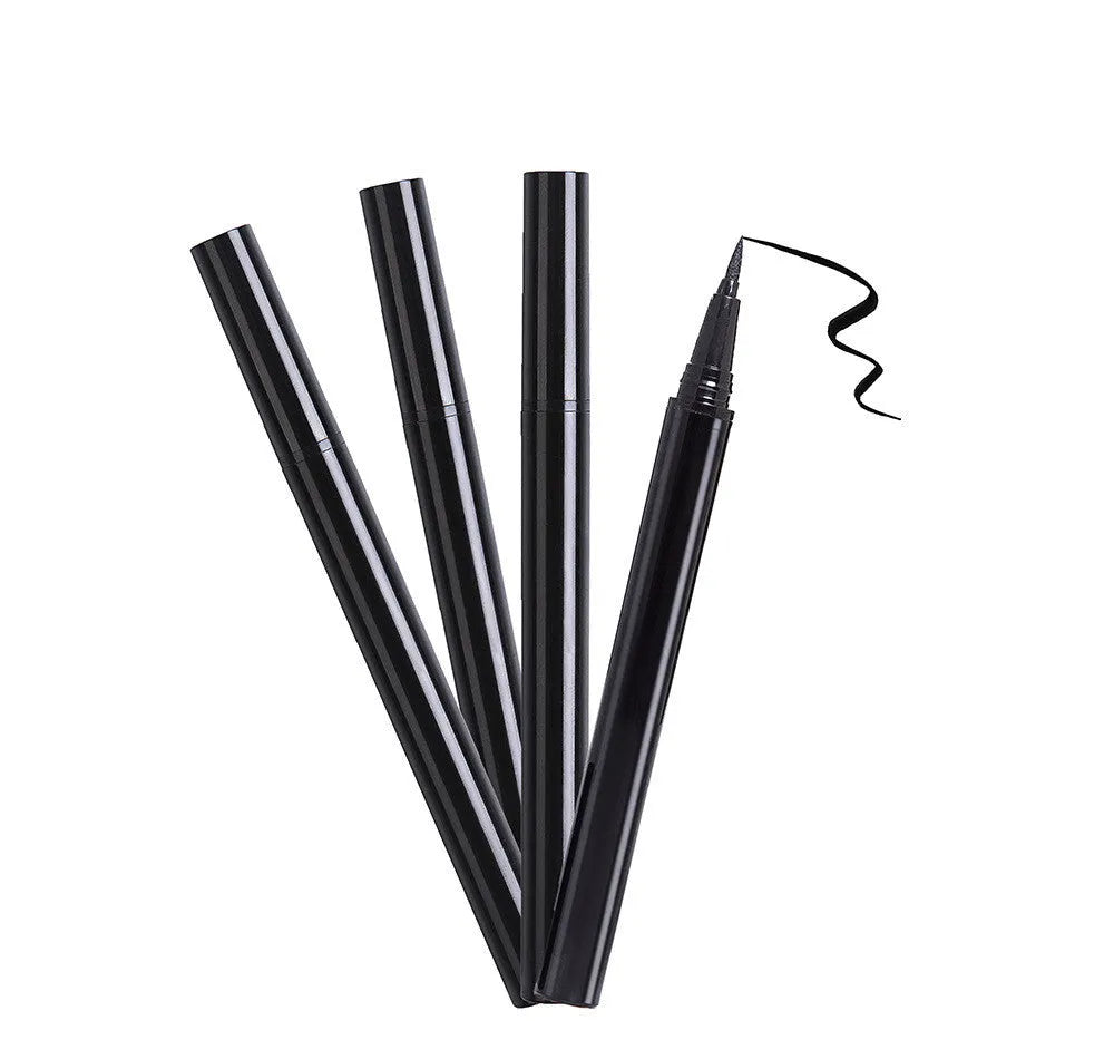 Black self-adhesive eyeliner pen with built-in lash glue for false eyelash application