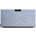 Grey felt multifunctional computer mouse pad and keyboard pad 33x63cm with USB hub and calculator desk mat