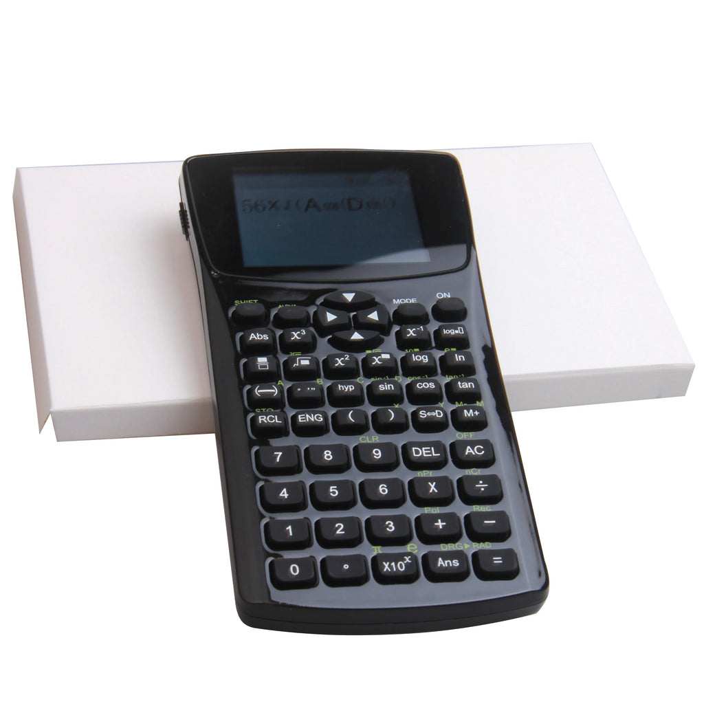 Black multifunction e-book reader with a 2.8cm screen and an adjustable strap, showing language selection menu.
