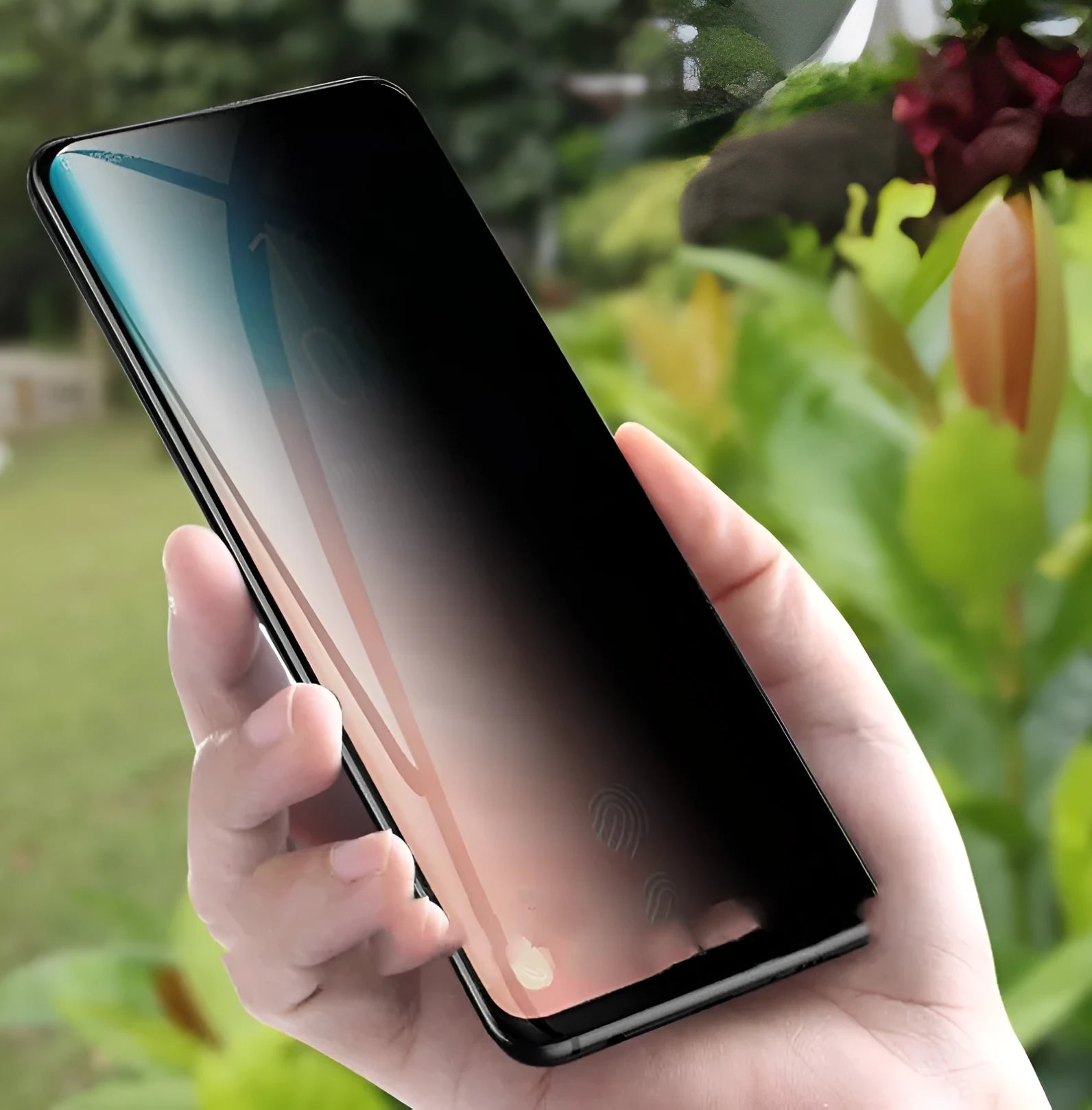 Samsung Galaxy tempered glass screen protector with full edge coverage and camera cutouts
