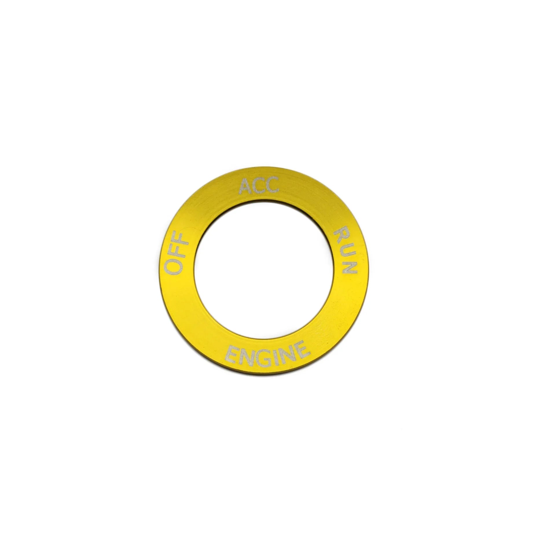 Aluminium alloy decorative ring for Dodge Challenger and Grand Cherokee air conditioning knobs