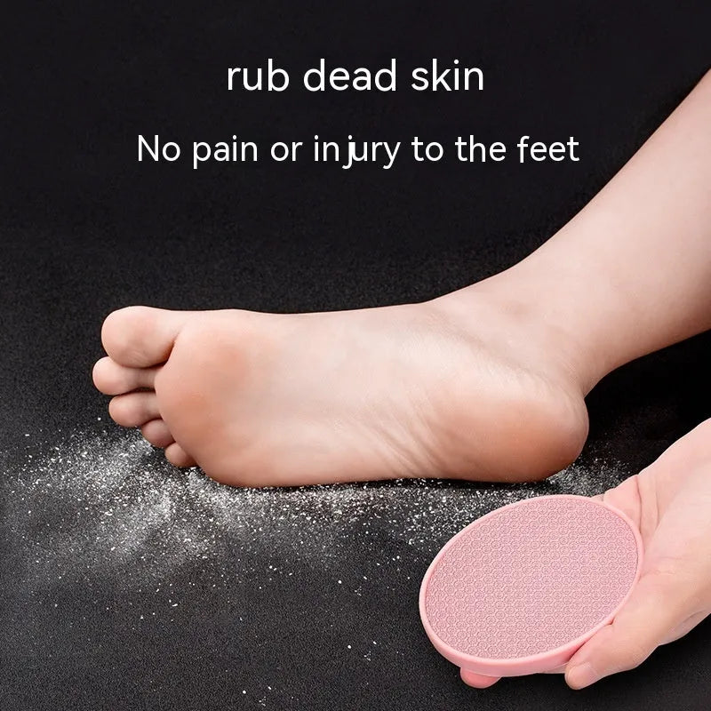 Nano foot grinder for callus removal in pink with rose quartz glass surface, boxed ABS ultra white glass construction