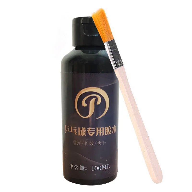 Table tennis racket care kit with sponge mop, rubber cleaning agent, grip tape, protective film, and edge protection accessories