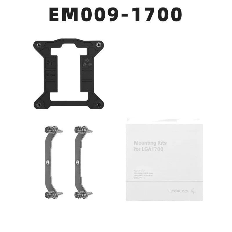 Element Water Cooling LGA 1700 radiator mounting fastener kit with cleaning alcohol bag.