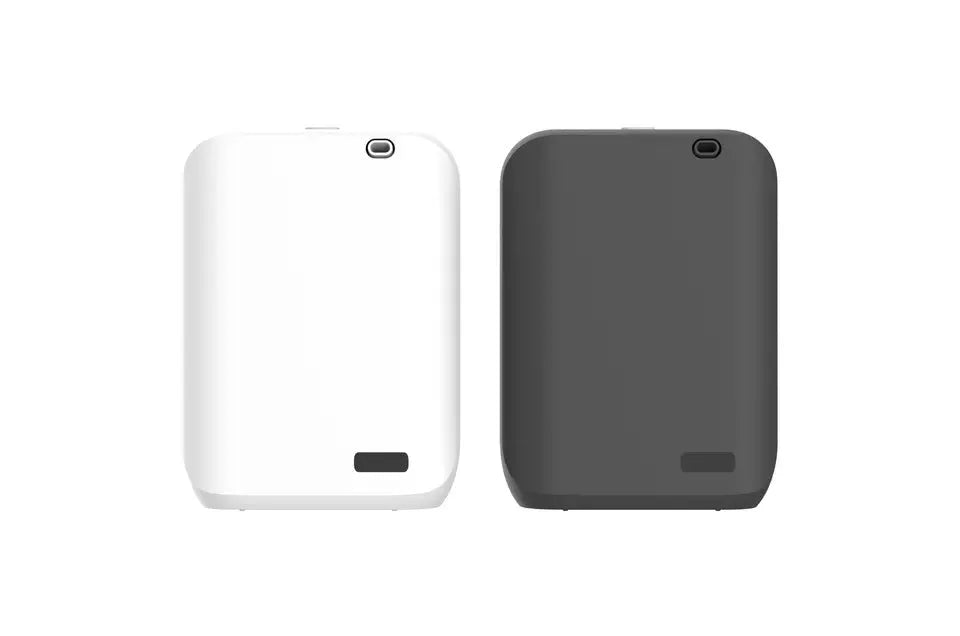 White wall mount HVAC essential oil diffuser with 150ml capacity and smartphone app control interface