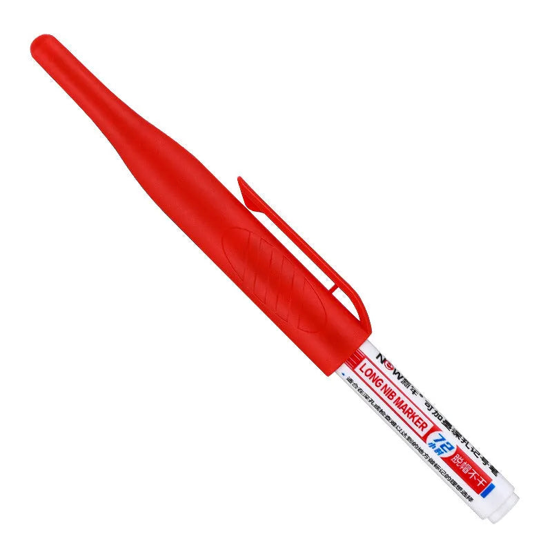 15.2 cm woodworking oil marker in black red blue green colours for quick-dry waterproof marking