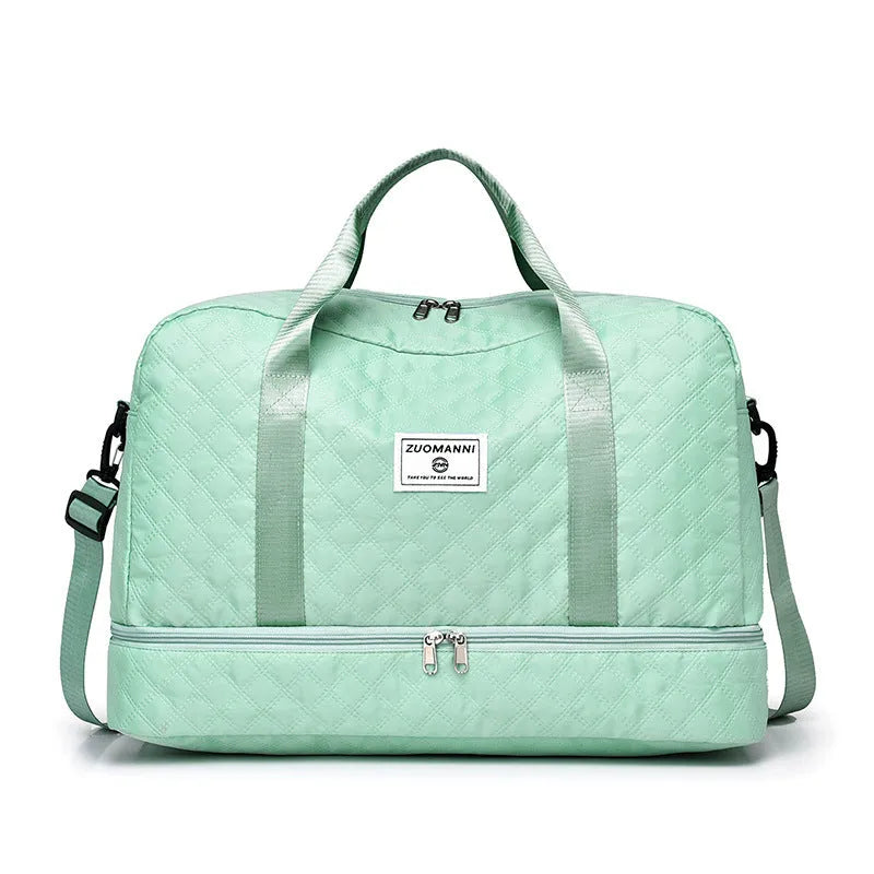 Large polyester oxford cloth leisure travel bag with a 36-55 litre capacity for buggies.