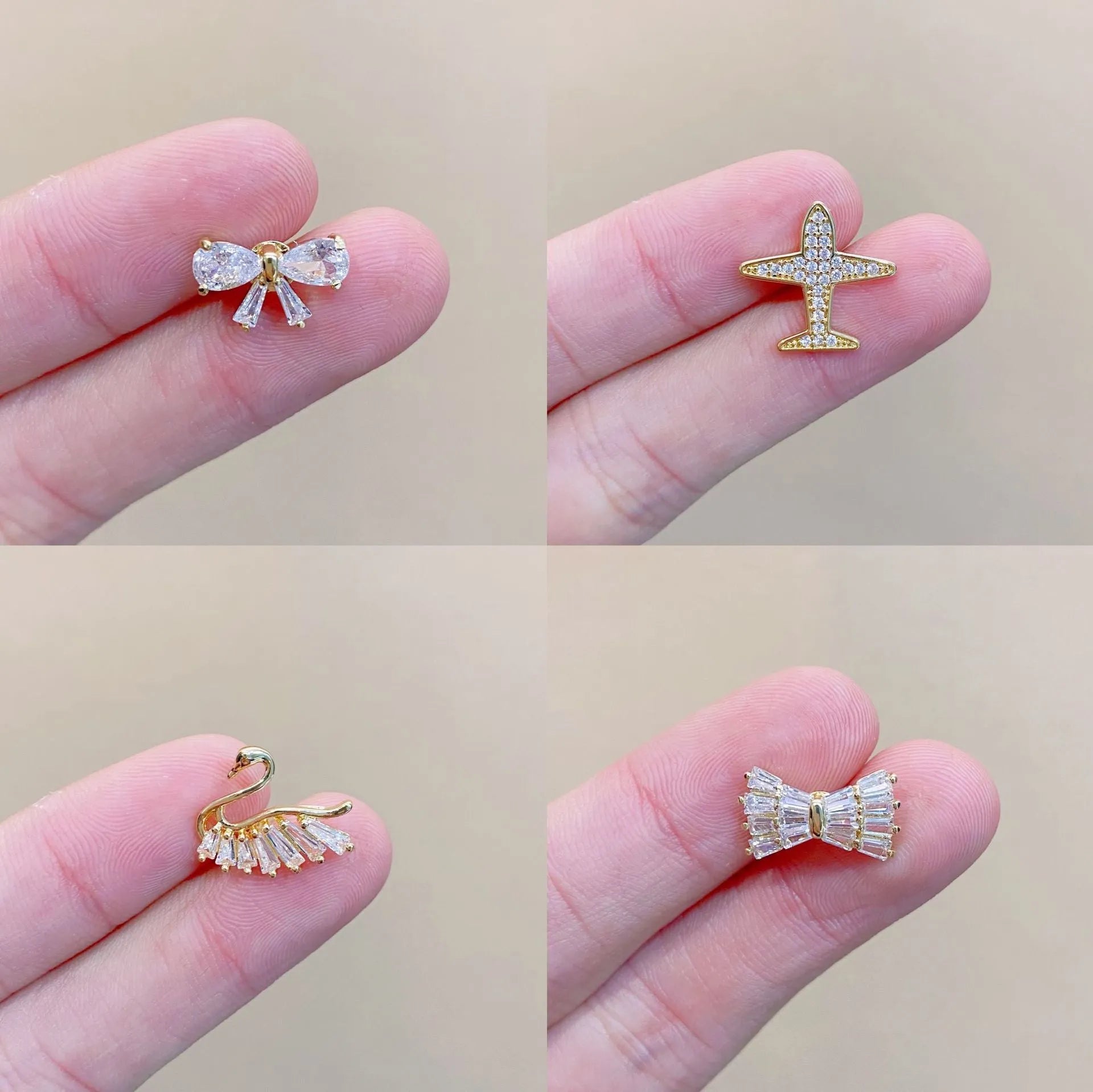 Copper geometric brooch with electroplated finish in colour variation A5-82 for women's clothing decoration