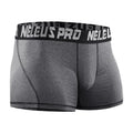 Men's anti-wear compression shorts for running, black colour, polyester fibre, sizes M to XXL
