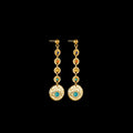 Geometric stainless steel earrings available in Eight Awn Star, Eye, and Shell Sun designs.