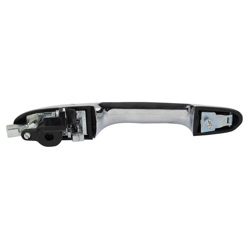 Fiat 500 car door handle replacement in black ABS plastic measuring 16.2cm long