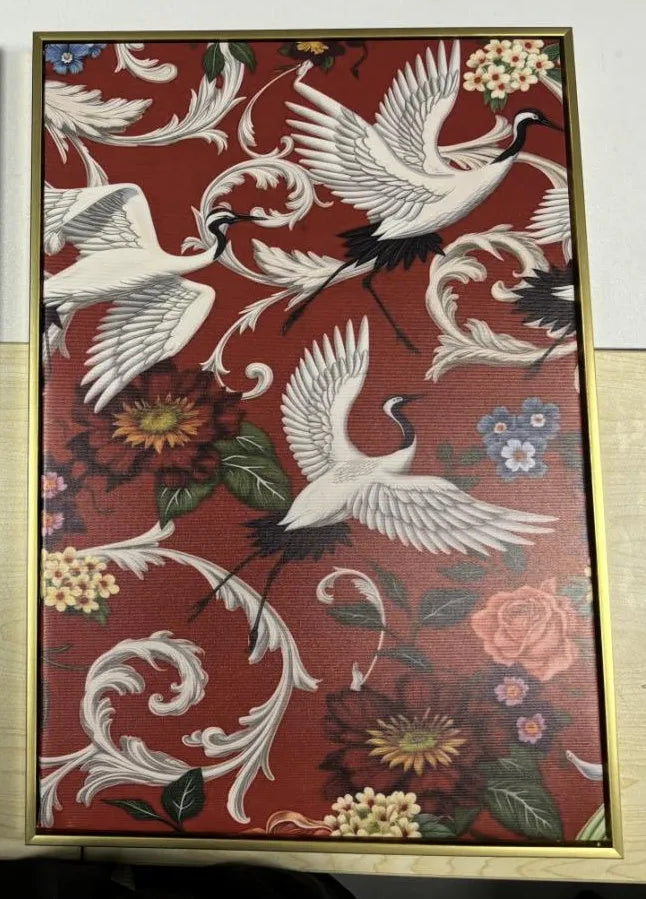 Canvas wall art painting with PS frame, multiple sizes available, two colour options