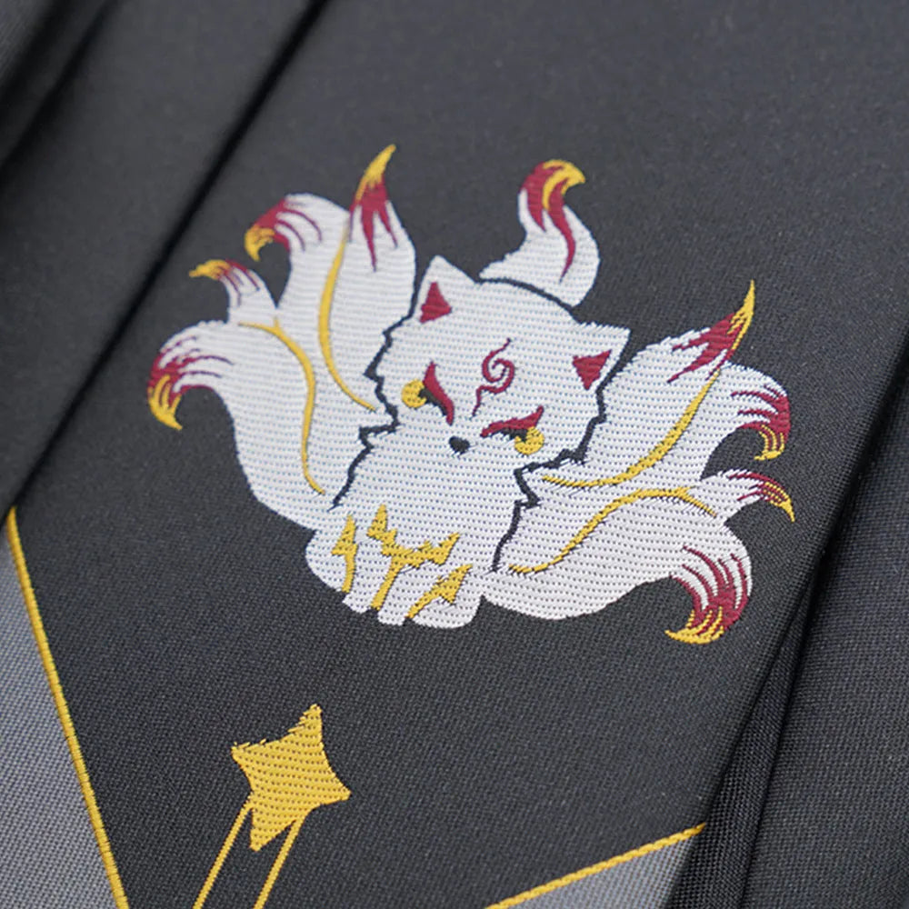 Pre-tied polyester butterfly bow tie for men and women unisex arrow style accessory