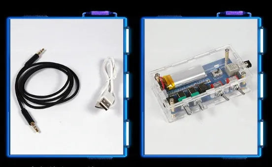 SSTC music Tesla coil driver board unit with connections for power, audio, and controller.