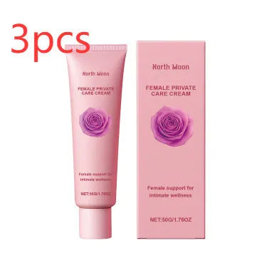 Gentle Care moisturising cream in 50g packaging with rose and peppermint extracts for dry skin