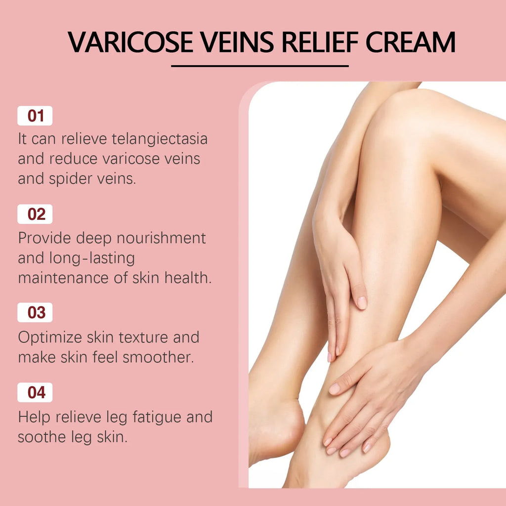 80g jar of leg care cream for moisturising and massage, suitable for all skin types