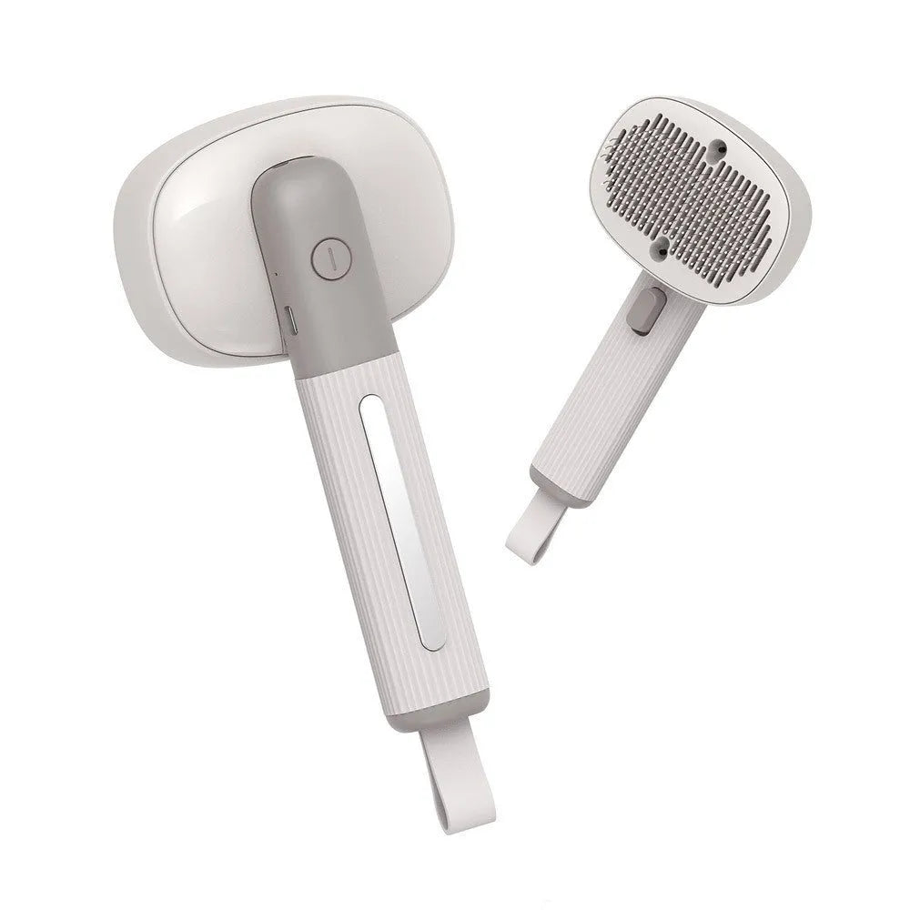 Pet comb for cats and dogs with negative ion, floating hair, electric massage, USB charging, ABS plastic