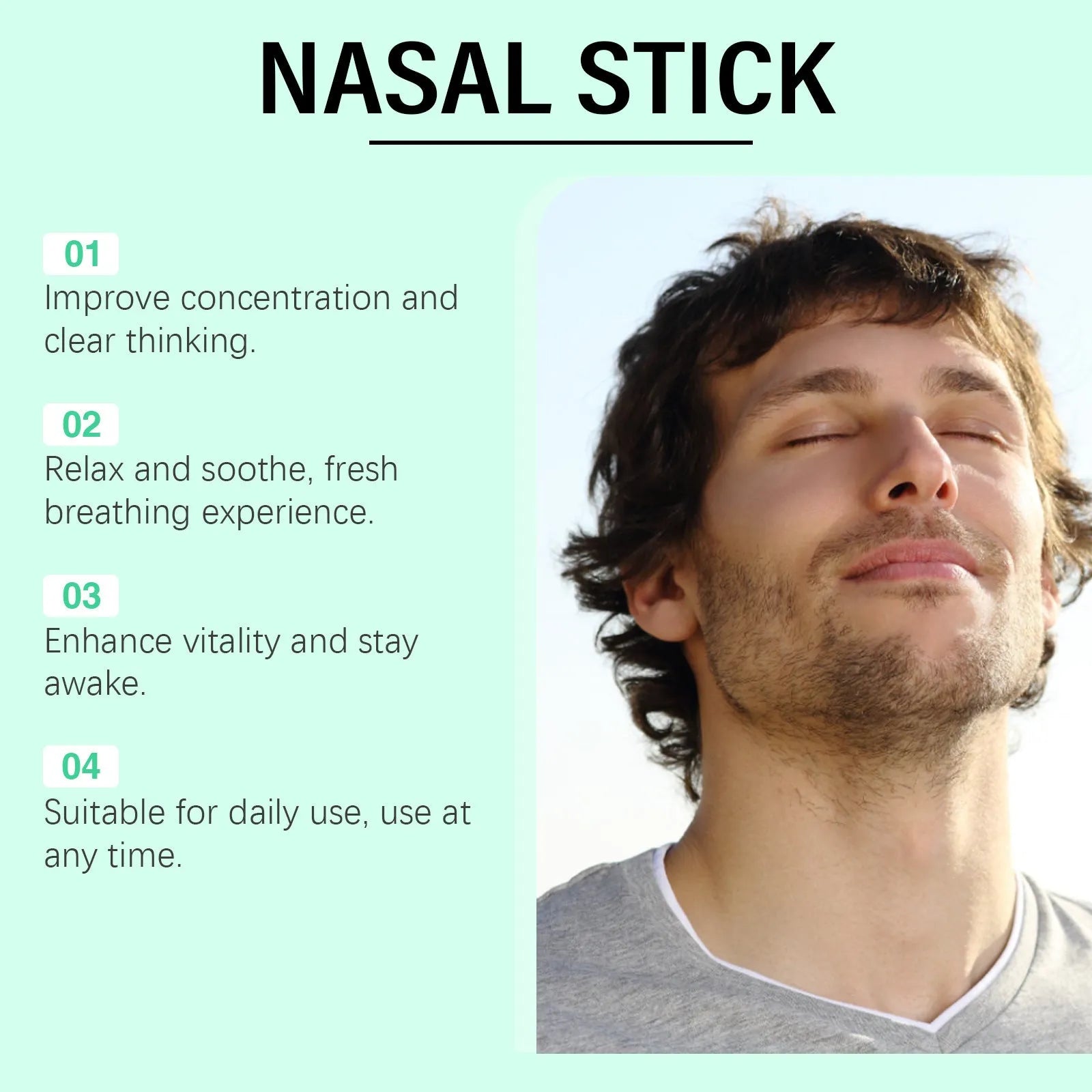 Mint Cool Nose Soothing Suit set of three 1.8ml nose sprays with menthol and spearmint
