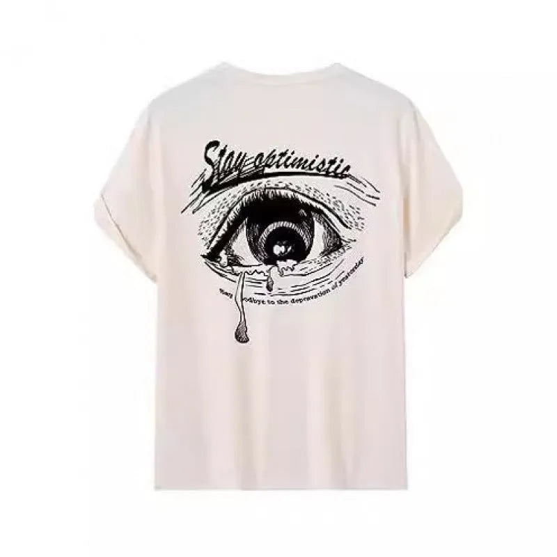 Men's printed street style sports t-shirt with digital pattern on polyester fabric