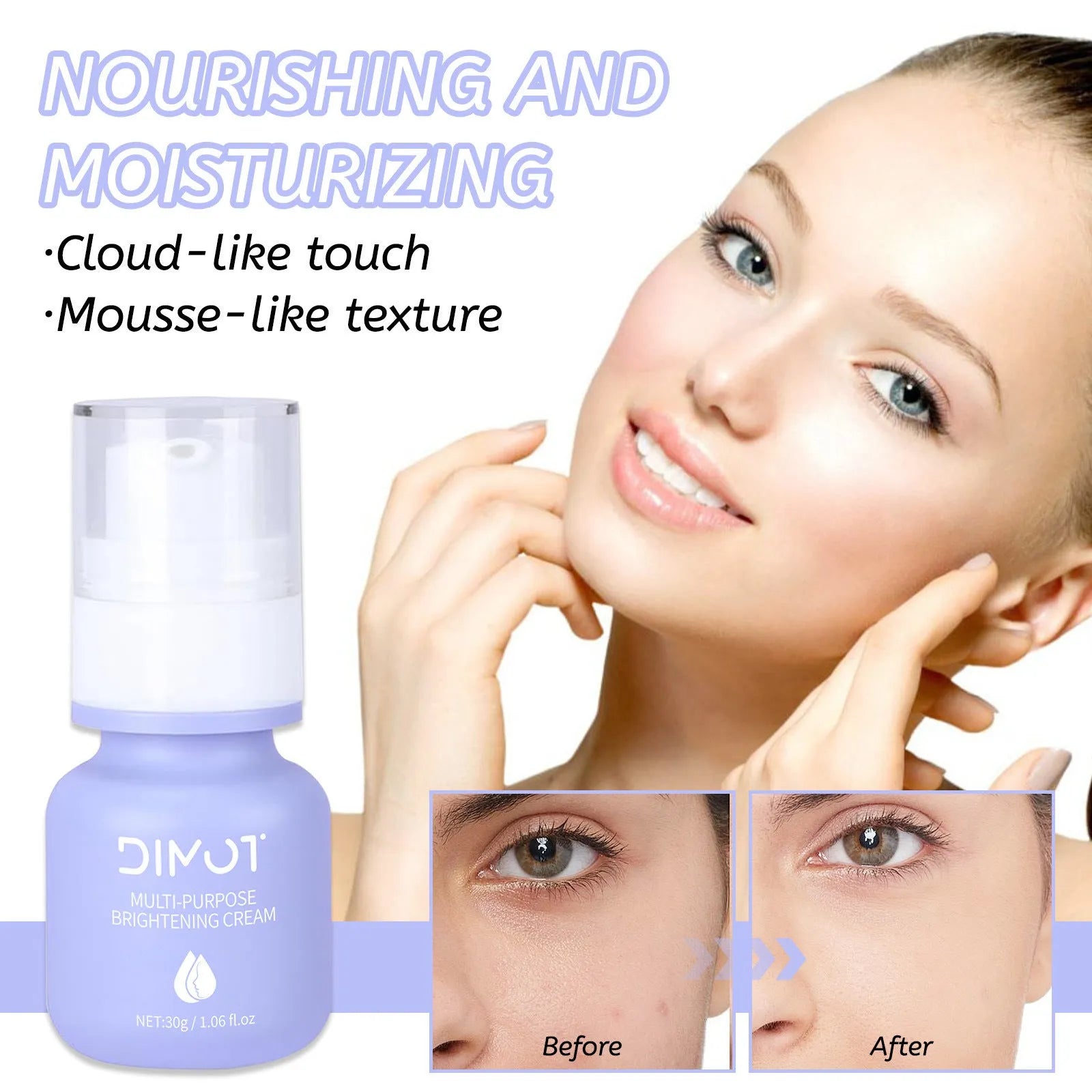 30ml tube of make-up primer moisturising cream for all skin types.