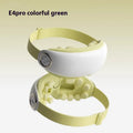 Bluetooth steam smart eye moisturising instrument in purplish grey, showing its compact design and hot compress function.